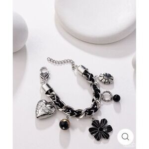 Equally Enchanted Black Bracelet